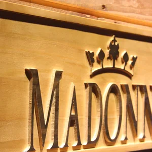 Madonna Wood Sign