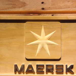 Maersk Wood Sign