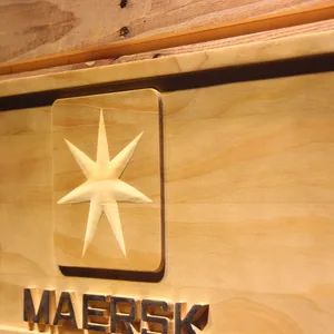Maersk Wood Sign