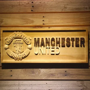 Manchester United Football Club Wood Sign