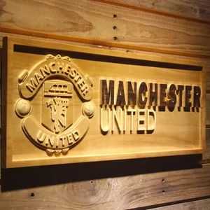 Manchester United Football Club Wood Sign