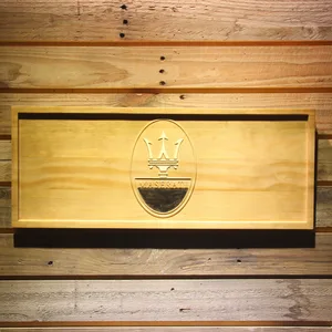 Maserati Wood Sign