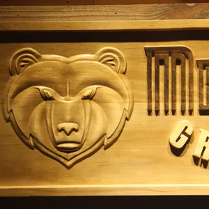 Memphis Grizzlies Wood Sign