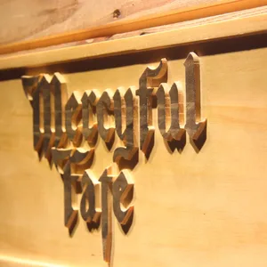 Mercyful Fate Wood Sign