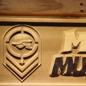 Metal Mulisha Badge Wood Sign