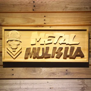 Metal Mulisha Emblem Wood Sign
