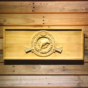 Miami Dolphins 1972 Perfect Season 25th Anniversary Wood Sign - Legacy Edition