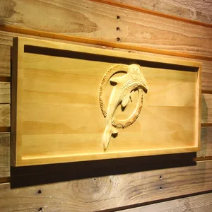 Miami Dolphins 1989-1996 Wood Sign - Legacy Edition