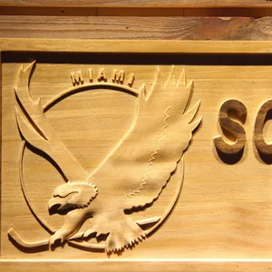 Miami Screaming Eagles Wood Sign - Legacy Edition
