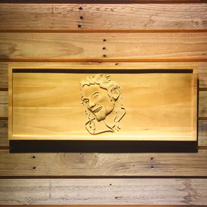 Michael Jackson Face Wood Sign