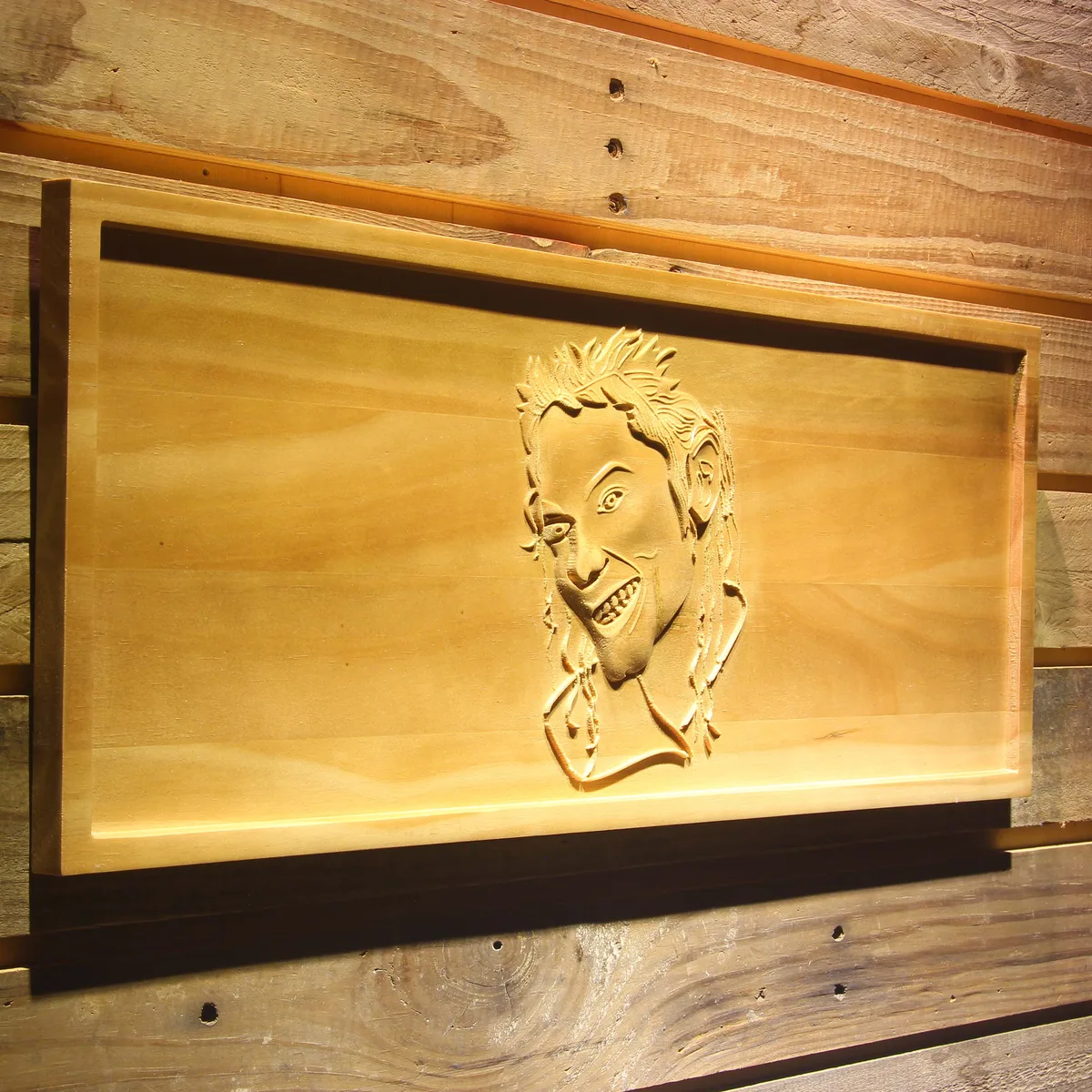 Michael Jackson Face Wood Sign