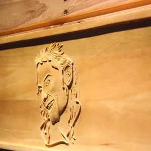 Michael Jackson Face Wood Sign
