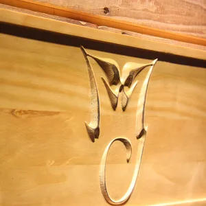 Michael Jackson Monogram Wood Sign