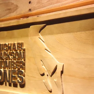 Michael Jackson Number Ones Wood Sign