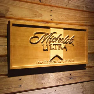 Michelob Ultra Wood Sign