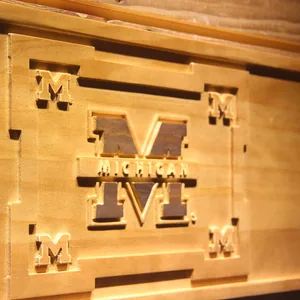Michigan Wolverines Wood Sign - Legacy Edition
