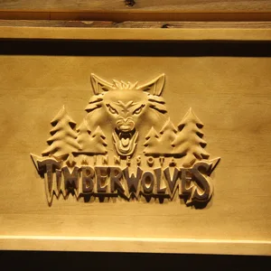 Minnesota Timberwolves Wood Sign - Legacy Edition