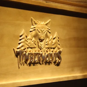 Minnesota Timberwolves Wood Sign - Legacy Edition