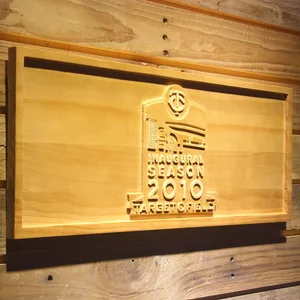 Minnesota Twins 2010 Target Field Inaugural Season  Wood Sign - Legacy Edition