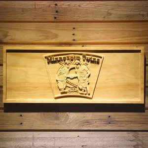 Minnesota Twins 4 Wood Sign
