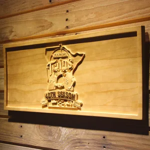 Minnesota Twins 40th Season Logo Wood Sign - Legacy Edition