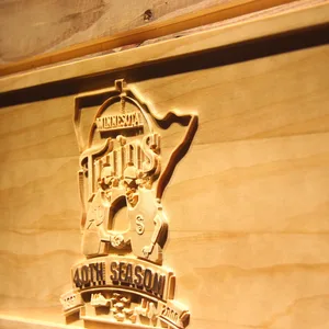 Minnesota Twins 40th Season Logo Wood Sign - Legacy Edition