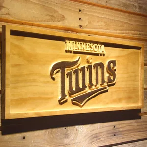 Minnesota Twins 7 Wood Sign - Legacy Edition