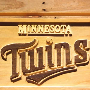 Minnesota Twins 7 Wood Sign - Legacy Edition