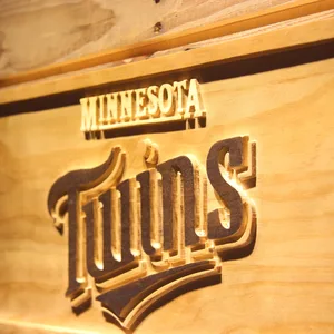Minnesota Twins 7 Wood Sign - Legacy Edition