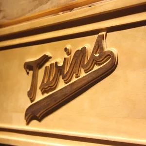 Minnesota Twins 8 Wood Sign - Legacy Edition