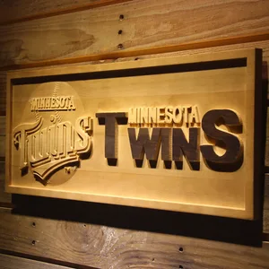 Minnesota Twins Wood Sign