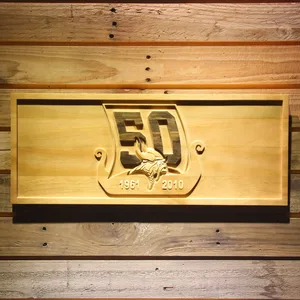 Minnesota Vikings 50th Anniversary Logo Wood Sign - Legacy Edition