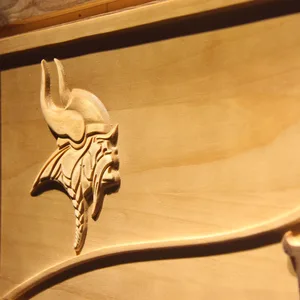 Minnesota Vikings Split Wood Sign