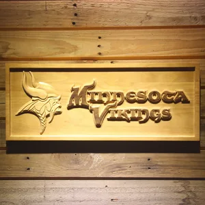 Minnesota Vikings Wood Sign