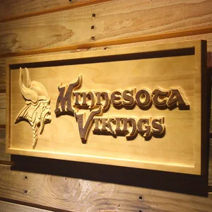 Minnesota Vikings Wood Sign