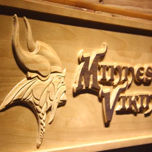 Minnesota Vikings Wood Sign