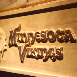 Minnesota Vikings Wood Sign