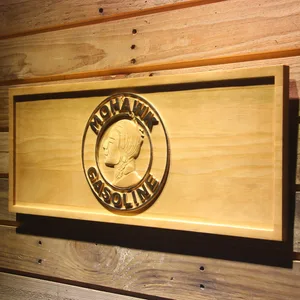 Mohawk Gasoline Wood Sign