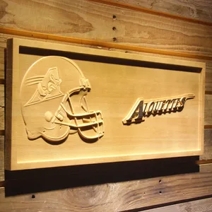Montreal Alouettes Helmet Wood Sign