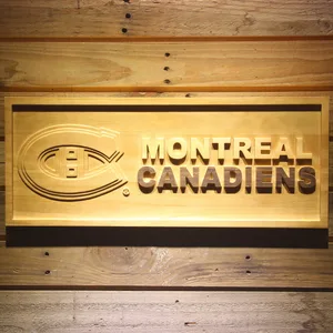 Montreal Canadiens Wood Sign