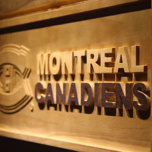 Montreal Canadiens Wood Sign