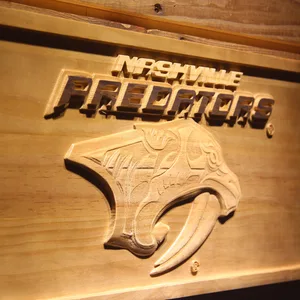 Nashville Predators Wood Sign