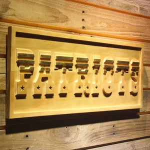 New England Patriots 1971-1992 Wood Sign - Legacy Edition