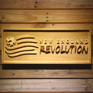 New England Revolution Wood Sign