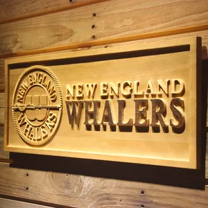 New England Whalers Wood Sign - Legacy Edition