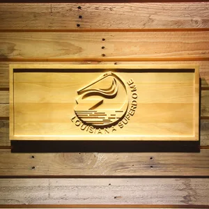 New Orleans Saints 1975-2005 Louisiana Superdome Wood Sign - Legacy Edition