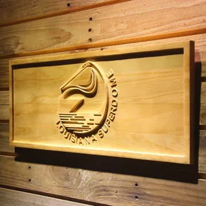 New Orleans Saints 1975-2005 Louisiana Superdome Wood Sign - Legacy Edition