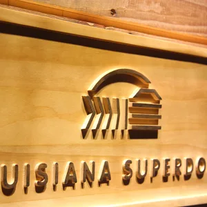 New Orleans Saints 2007-2010 Louisiana Superdome Wood Sign - Legacy Edition