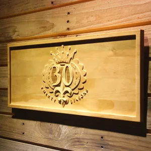 New Orleans Saints 30th Anniversary Logo Wood Sign - Legacy Edition