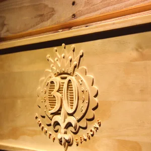 New Orleans Saints 30th Anniversary Logo Wood Sign - Legacy Edition